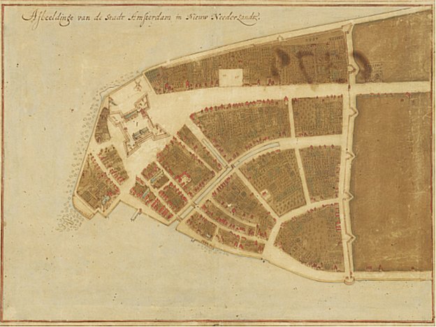 Courtleyou's Castello map of New Amsterdam